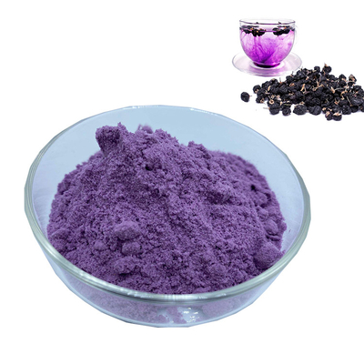 Food Grade Black Goji Berry Powder Black Wolfberry Fruit Extract Anthocyanin Powder